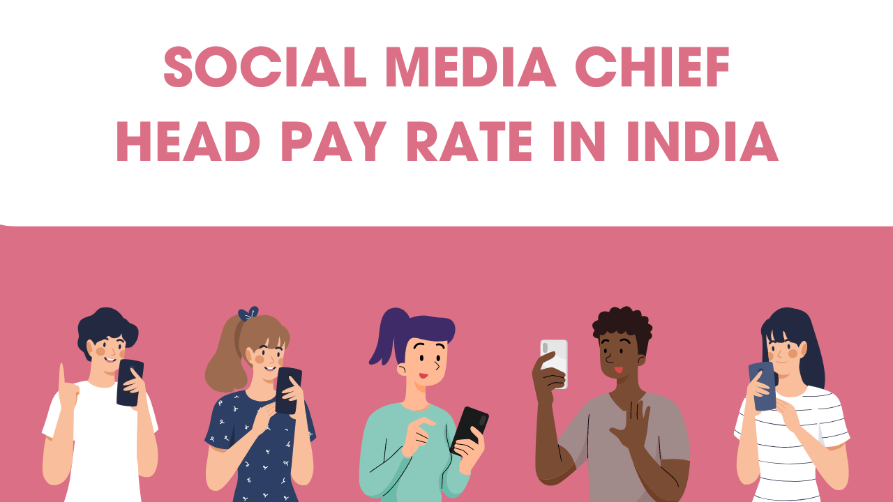 Social Media Chief Head Pay Rate in India